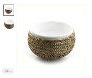 Cuenco decorativo hecho a mano, mesa Premium, centro de mesa de lujo, elegante, moderno, decoración del hogar, exhibición - Product Image 1