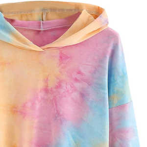 2025 Women's <b>Winter</b> Crop <b>Top</b> Hoodie Long Sleeves Solid Activewear Sweatshirt 100% Cotton Waterproof Eco-Friendly Front - Product Image 5
