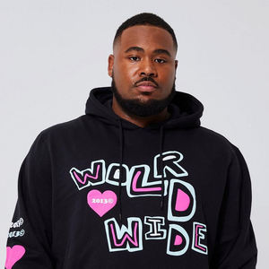 Sweat à capuche court 3D épais 340 GSM pour homme, streetwear d'hiver personnalisable, vente en gros, 100% coton, séchage rapide - Product Image 6