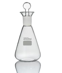 Flacon à l'iode en borosilicate de haute précision pour une titration iodométrique fiable et une analyse chimique précise dans les laboratoires - Product Image 2
