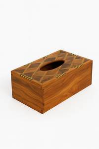 Servilletero ecológico de madera de teca hecho a mano de lujo, caja de pañuelos con logotipo personalizado, estilo americano para mesa de comedor, sala de estar, Hotel - Product Image 4