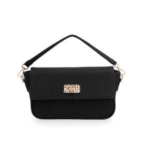 Sac à bandoulière formel noir P55581 pour femme - Product Image 3