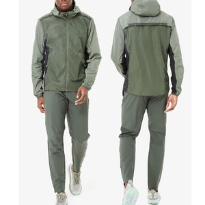 Nuevo Conjunto Deportivo Cortavientos de Invierno para Hombre, Conjunto Cortavientos de Nailon de Alta Calidad, Ecológico, Transpirable, con Cierre de Cordón, en Venta - Product Image 1