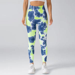 2025 Logo personnalisé et couleur sans couture pantalons de Yoga taille haute entraînement bout à bout Fitness Sport femmes Leggings - Product Image 4