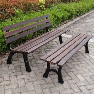 Venta al por mayor moderno al aire libre banco de jardín de madera maciza muebles de patio para uso en el parque - Product Image 1