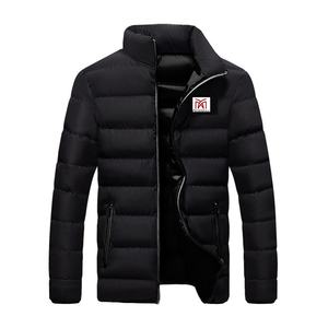 Veste d'hiver unisexe respirante en duvet avec fermeture éclair, design à motifs, option de logo personnalisé, vêtement d'extérieur élégant et matelassé - Product Image 2