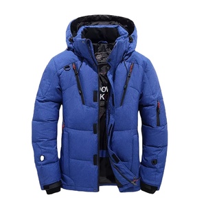 Custom New Design Men's Puffer Jacket <b>Padded</b> Down <b>Coat</b> Bubble Jacket Windproof for Warm Winter - Product Image 1