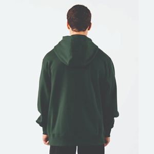 100% coton hommes personnalisés français éponge sweats à capuche vierges coupe régulière brodé hiver polaire épais lourd imprimé Design solide 2 pièces - Product Image 5