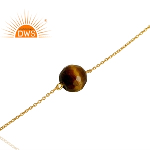 Corundum <b>Ruby</b> Gemstone <b>Bracelet</b> Women's Gold Plated Silver Chain <b>Bracelet</b> Jewelry Supplier Vintage Collection - Product Image 3