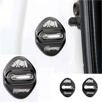 LUMA Style populaire Boucle de protection de serrure de porte de voiture en acier inoxydable 3/5 portes pour Suzuki Jimny Sierra JB64 JB74 19-24 Logo
