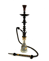 Chicha au design unique en aluminium durable, modèle de luxe pour salon, coffret cadeau, best-seller 2025, finition miroir moderne, toucher doux