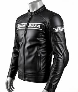 Blouson de moto Cruiser de haute qualité, cuir de vachette véritable de première qualité, équipement de conduite toutes saisons, distributeur pour le marché américain Malik Raza - Product Image 3