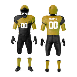 Conjunto de uniforme de fútbol americano superventas hecho en poliéster equipo de adultos uniforme de equipo de fútbol americano para equipo de adultos transpirable - Product Image 5