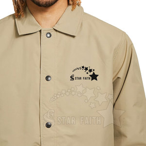 Men's Hot Sale Coaches <b>Jacket</b> Plus Size Winter Windbreaker Breathable Lightweight High Street Style Custom Logo Plain Black - Product Image 5