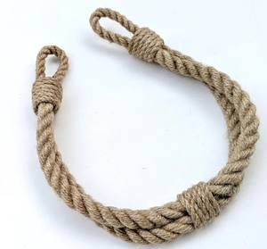 Sujetador de Cortinas, Soporte de Cortinas Natural, Decoración Rústica para Ventanas de Estilo Campestre..Cuerda de Yute - Product Image 2