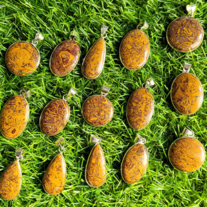 หินประดิษฐ์ตัวอักษรคุณภาพดีที่สุด Cabochon ประดิษฐ์ตัวอักษรกึ่งมีค่าโลหะจี้อัญมณีหลวม Cabochon อัญมณีหลวม - Product Image 3