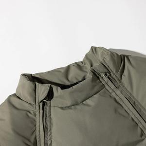 Parkas de invierno para hombre, abrigo cálido grueso suelto con doble cremallera y cuello levantado, chaquetas acolchadas, estilo Formal de Streetwar - Product Image 4