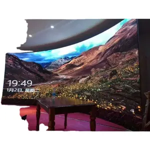 Desain proyek Indoor Outdoor Led Display Video Led Harga dinding P4.81 Led Video dinding untuk panggung konser 3d Digital Led 238g