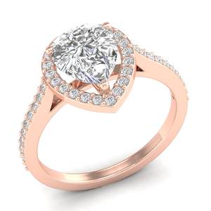 REYES Nouveau Design Poire Cut 2.29Ct Moissanite Bague de Fiançailles en Argent Sterling 925 Mariage Fine Jewelry Elegant Birthday Gift - Product Image 2