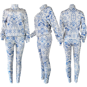 Ensemble de survêtements d'hiver pour femmes en vente de haute qualité vêtements pour femmes survêtements de sublimation au prix de gros OEM - Product Image 4