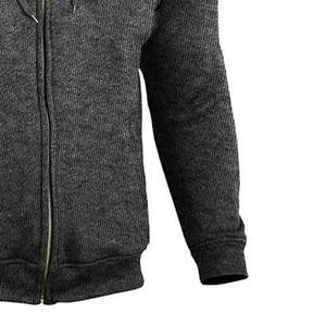 Sweat à capuche long en molleton de moto pour hommes personnalisé en gros avec protecteurs de course automobile amovibles vêtements de protection pour la saison d'hiver - Product Image 4