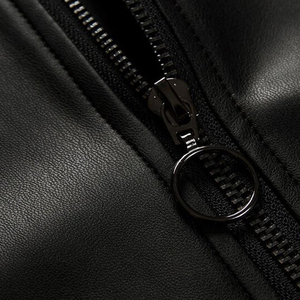 Chaqueta de piel de oveja para hombre de alta calidad 2025 mejor diseño al por mayor chaqueta de cuero transpirable barata para hombre - Product Image 4