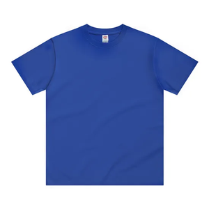 Camiseta de manga corta con cuello redondo de algodón resistente de 250g personalizada, transferencia de calor para camisetas - Product Image 1