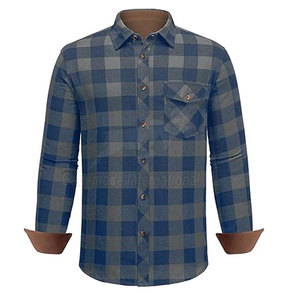 Camiseta de Franela para Hombre, Estilo Moderno, Material Suave y Cepillado, Cómoda para Usar Todo el Día, en MOQ Bajo - Product Image 1