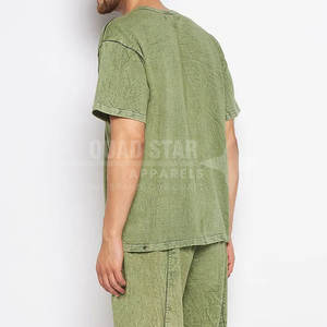 เสื้อยืดผู้ชายผ้ากรดซักผ้าฝ้าย100% ลำลองดีไซน์ใหม่ล่าสุดเสื้อกันกรดซักออกแบบโลโก้ของคุณเอง - Product Image 3