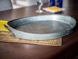 Design admirable décoration de la maison vaisselle plateau galvanisé qualité supérieure forme personnalisée plateau galvanisé à bon prix - Product Image 5