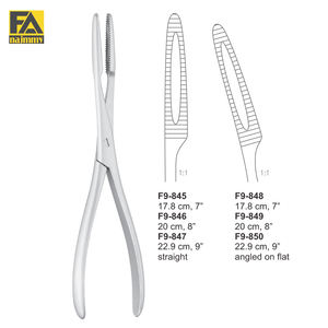 Fórceps de hueso Médico Quirúrgico ortopédico de 180mm Secuestro (Nircosis) Fórceps de sujeción de hueso recto Manual de acero inoxidable - Product Image 2