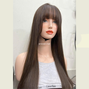 Perruque en cheveux humains de texture naturelle, technique slave, cheveux vietnamiens, pour les vendeurs haut de gamme vendant des unités lisses de luxe - Product Image 1