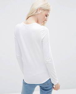 Camiseta Gráfica de Algodón 100% para Mujer, Corte Ajustado, Fabricación OEM, Marca Privada - Product Image 2