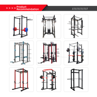 Cage d'alimentation robuste grand support de support à squat Cage d'alimentation à squat stable et durable