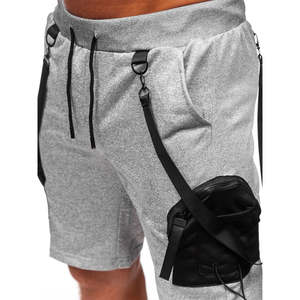 Mens Cotton Cargo <b>Shorts</b> Elastic Mid Rise Durable Fabric Side Pockets Breathable Quick Dry Designed for Outdoor Work Casual - Product Image 2