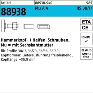 Hex Head Steel <b>Bolts</b>-M7 M14 M18 M20 M38-Zinc Plated & Plain Finish-Square Head Hex <b>Flange</b> & U-<b>Bolts</b>-100mm Length - Product Image 1