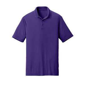 Polo classique décontracté à manches courtes en jersey uni pour homme, coupe classique - Product Image 1