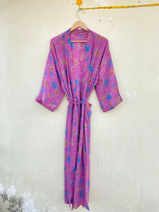 Kimono de seda de verano unisex, bata de estilo Vintage para la vida diaria, suave y cómoda con características suaves para otoño y primavera - Product Image 3