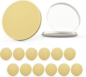 Pièce commémorative vierge en laiton, épaisseur 2,5 mm, bord fileté, 35 mm, pièces vierges pour gravure, boîte de protection en acrylique - Product Image 3
