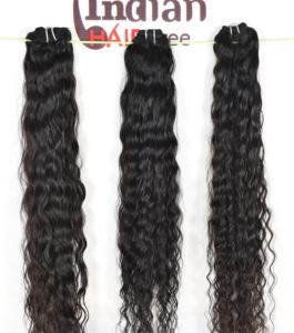 Qualité authentique 32 pouces 1 paquet prix de gros extensions de cheveux humains indiens bouclés non transformés avec produit naturel par exportation - Product Image 2