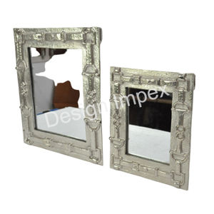 Espejo enmarcado con broca de caballo rectangular con acabado antiguo Espejo ecuestre de lujo moderno más vendido a precios asequibles - Product Image 5