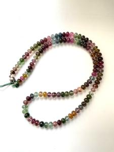 สร้อยคอเม็ดทัวร์มาลีนธรรมชาติ 275.50 กะรัต สำหรับทำเครื่องประดับอัญมณีชั้นดี - Product Image 4