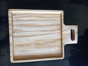 Plateau en bois de haute qualité pour table à manger à bas prix Vietnam-Plateau en bois avec logo peint et option de sculpture disponible - Product Image 6