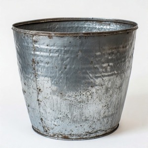WindsweptRim <b>Oval</b> Antique Zinc Planter with Curved Edges for Home Garden Antique Metal Flower <b>Pot</b> for Decorative Use - Product Image 6