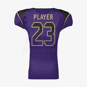 Jersey de Fútbol Americano Personalizado para Jóvenes 2025 con Botones, Sublimación de Alta Calidad para Hombre - Product Image 3