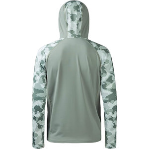 Sudadera con Capucha de Pesca para Hombre, Ligera, Personalizada, de Secado Rápido, Manga Larga, Protección UPF 50, Impresión por Sublimación, Transpirable, 100% Poliéster, Alta Calidad - Product Image 3
