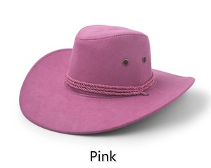 Sombrero de vaquero de moda occidental para hombres y mujeres, gorra de Sol de viaje de piel sintética, informal, apropiado - Product Image 5