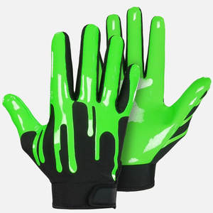 Adjustable Fit Extra Comfort Reliable Grip Football Gloves Soft <b>Cushion</b> <b>Padding</b> Strong Non Slip Palm Football Gloves - Product Image 3