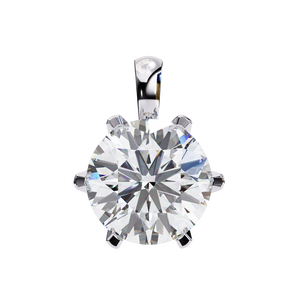 Pendentif en or 18 carats pour femme avec un magnifique diamant cultivé en laboratoire, pendentifs et breloques en diamant - Product Image 2