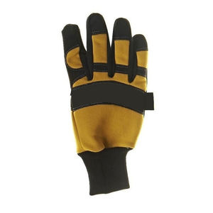 ถุงมือหนังป้องกันการบาดคุณภาพสูง ผลิตในปากีสถาน 12 ชั้น ป้องกันเลื่อยยนต์ พร้อมที่จับสำหรับผู้ใหญ่ - Product Image 4